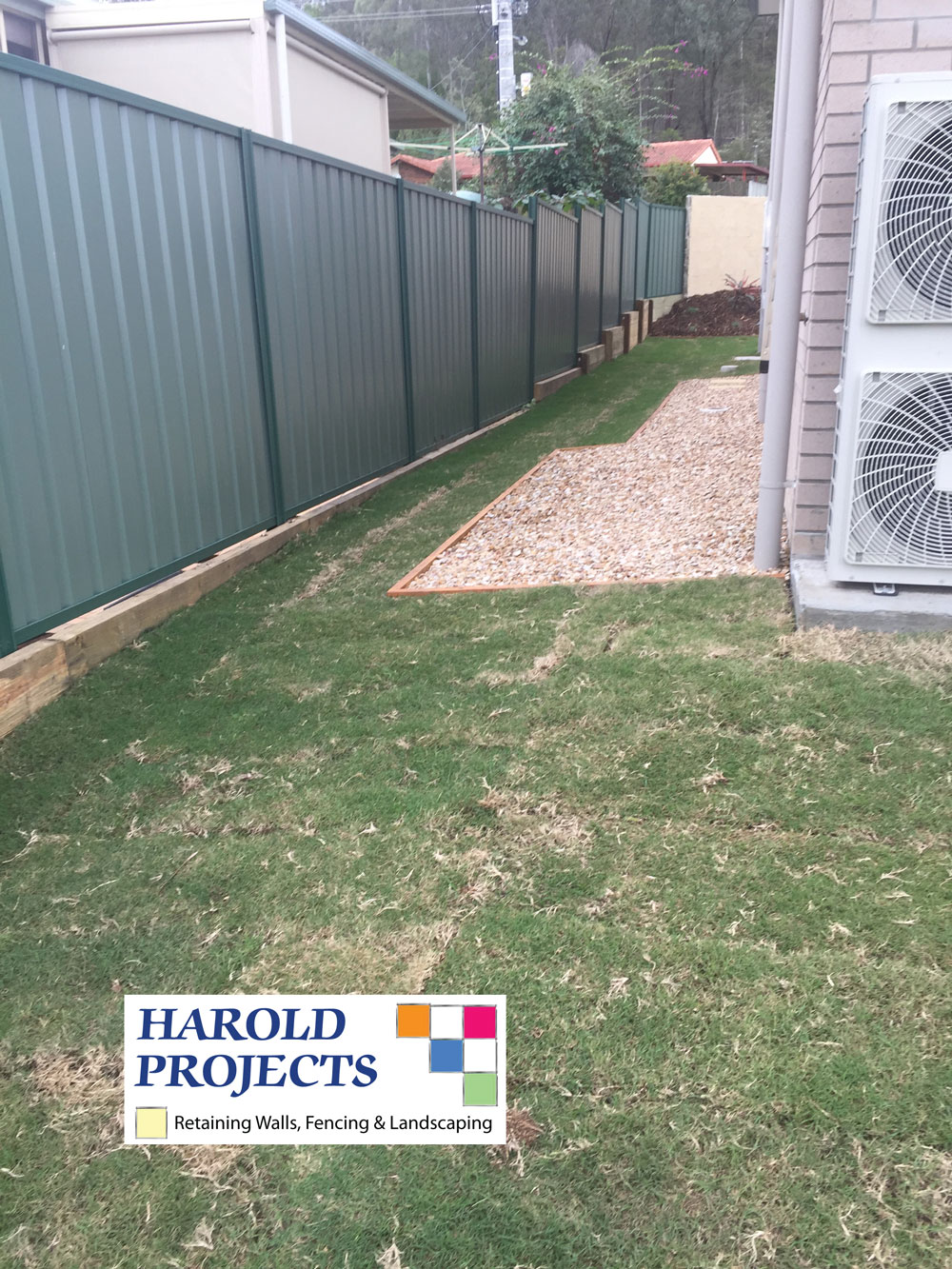 After - Colourbond Fencing-Landscaping - Harold Projects