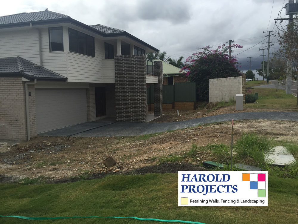 Before - Fencing-Landscaping - Harold Projects Brisbane