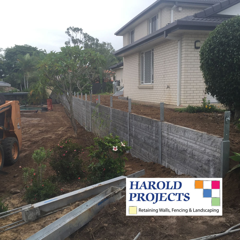 Retaining Walls - Harold Projects Fencing & Landscaping
